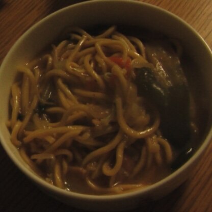 麺は太麺があいますね。おいしかったです。